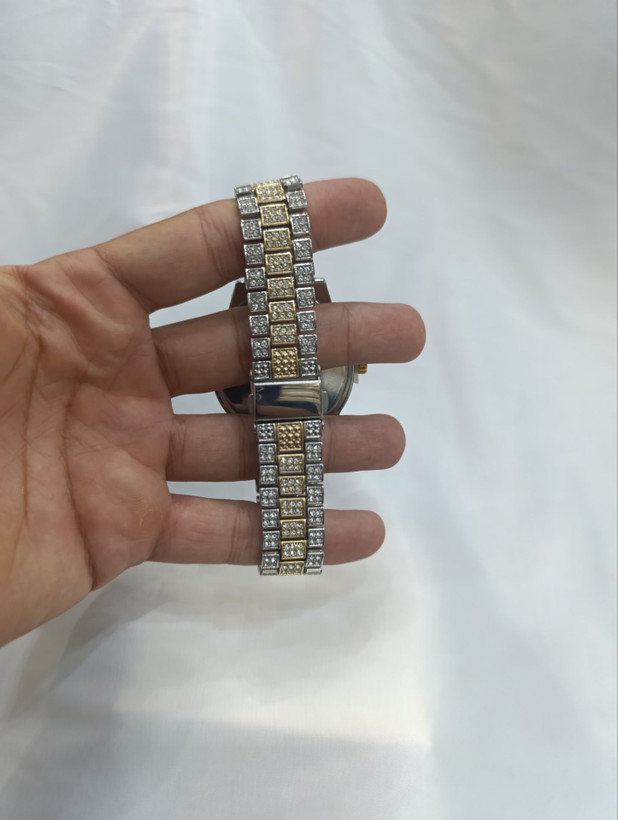 ساعت نگین دار دخترانه وپسرانه،دارای روزشمار،فول نگین